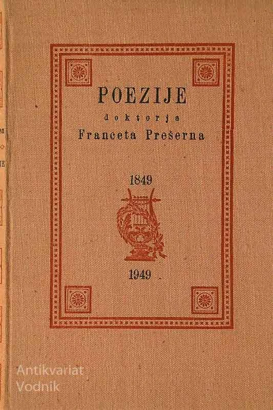 POEZIJE DOKTORJA FRANCETA PREŠERNA