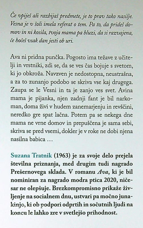 AVA, Suzana Tratnik