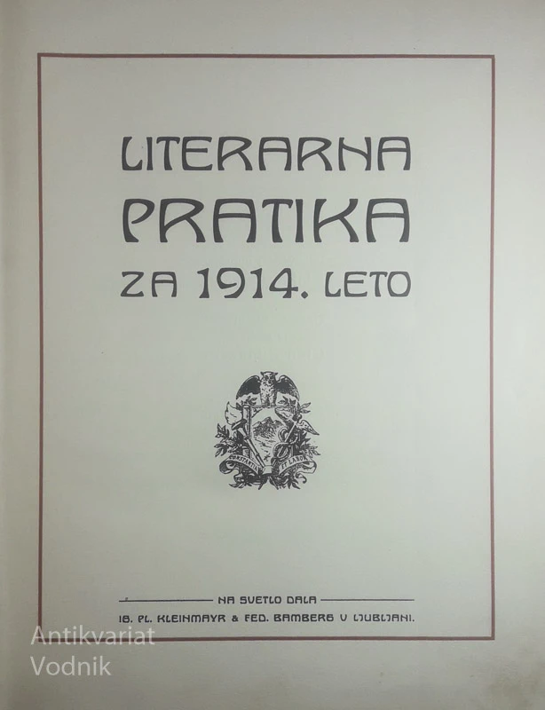 LITERARNA PRATIKA ZA 1914 LETO