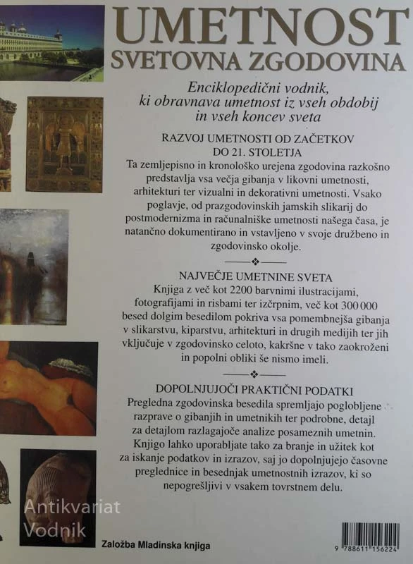 UMETNOST: SVETOVNA ZGODOVINA, uredila Irena Trenc-Frelih