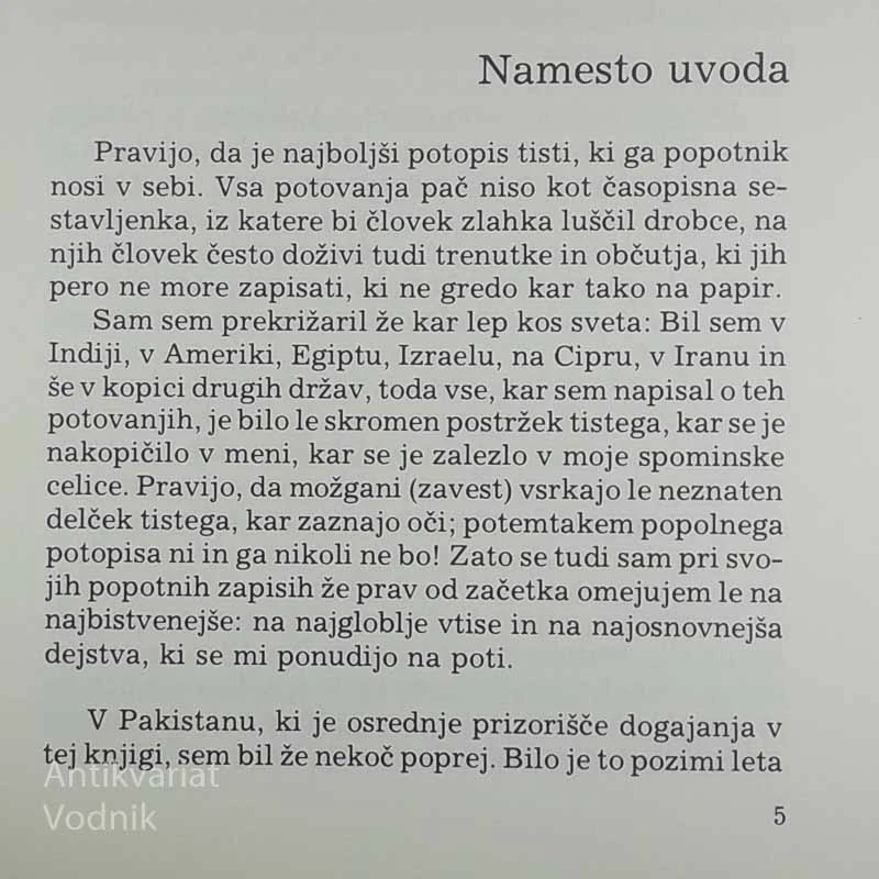 V PAKISTANSKIH ZAPORIH, Branko Vrhovec