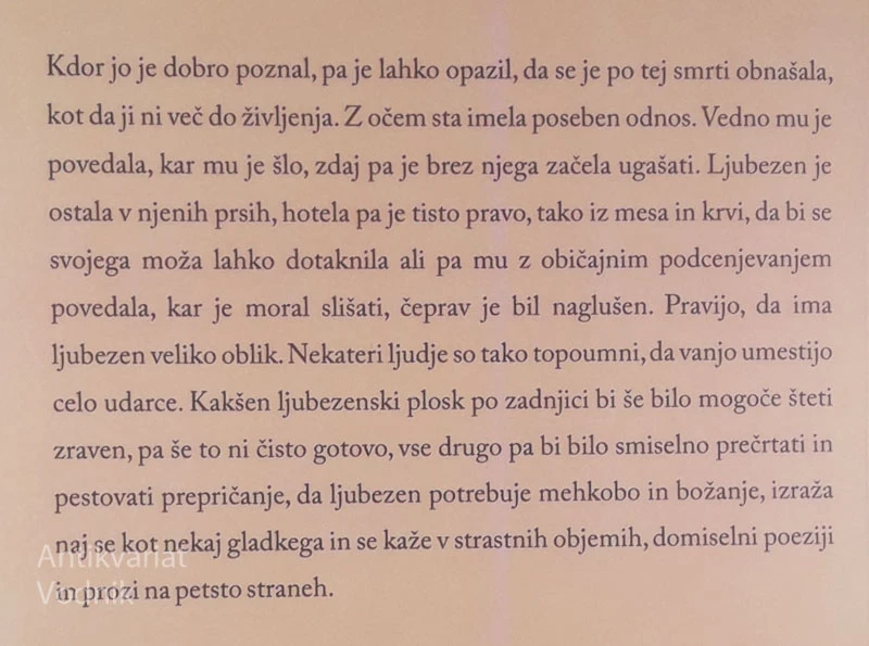 ISKANJE LJUBEZNI, Marija Švajncer