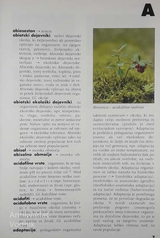 SLOVAR EKOLOGIJE, Alina Stankiewicz