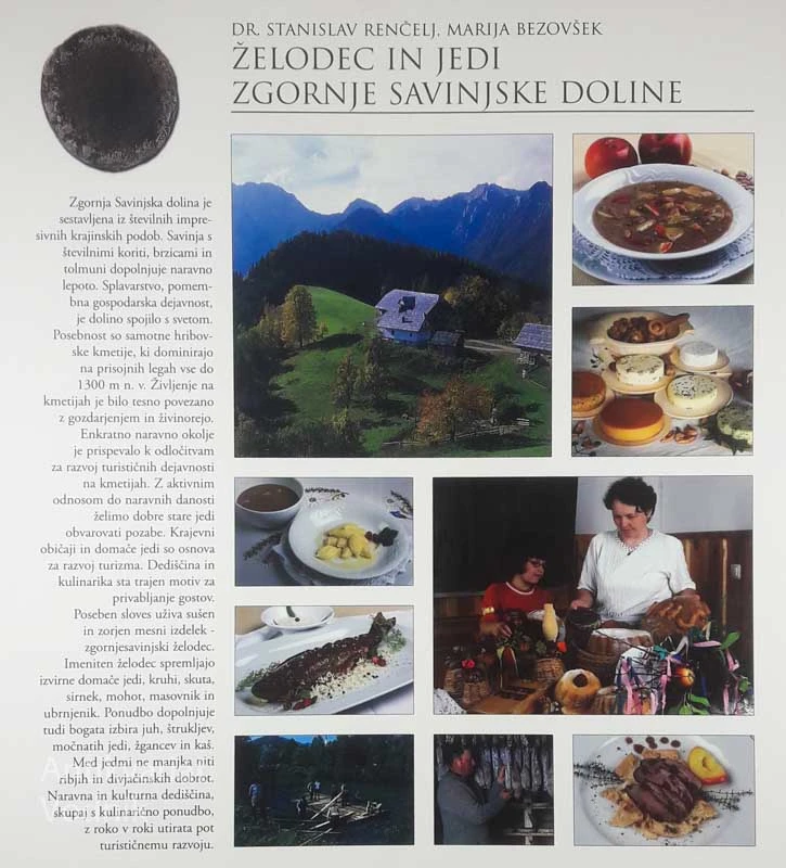 ŽELODEC IN JEDI ZGORNJE SAVINJSKE DOLINE, Dr. Stanislav Renčelj in Marija Bezovšek