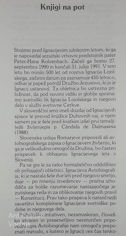 ROMARJEVA PRIPOVED, Ignacij Lojolski