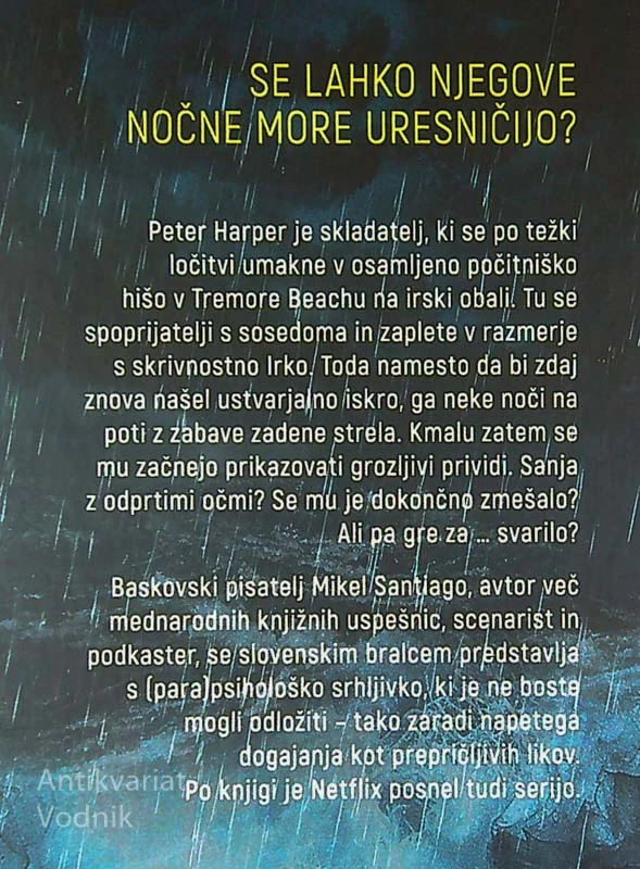 ZADNJA NOČ V TREMORE BEACHU, Mikel Santiago