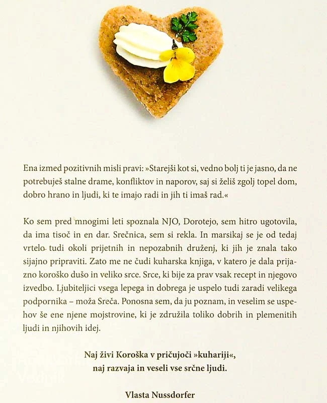KUHARIJA PO KOROŠKO, Doroteja Omahen