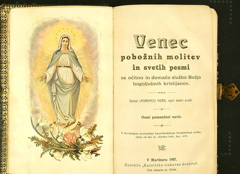 VENEC POBOŽNIH MOLITEV IN SVETIH PESMI