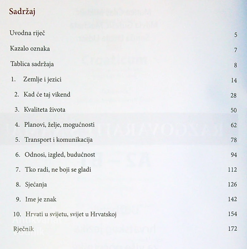 RAZGOVARAJTE S NAMA!; A2 – B1; UDŽBENIK HRVATSKOG JEZIKA ZA VIŠE POČETNIKE, več avtorjev