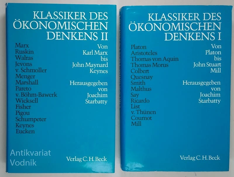 KLASSIKER DES OEKONOMISCHEN DENKENS I. & II. del