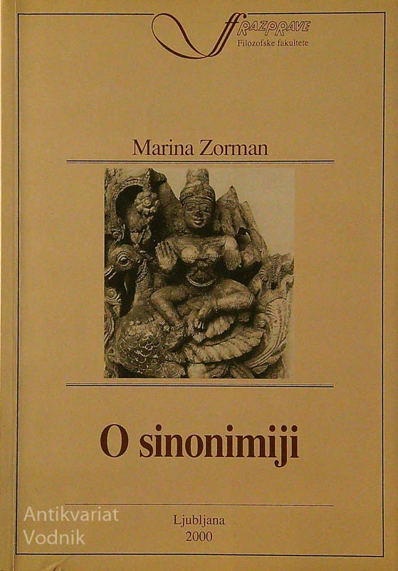 O SINONIMIJI, Marina Zorman