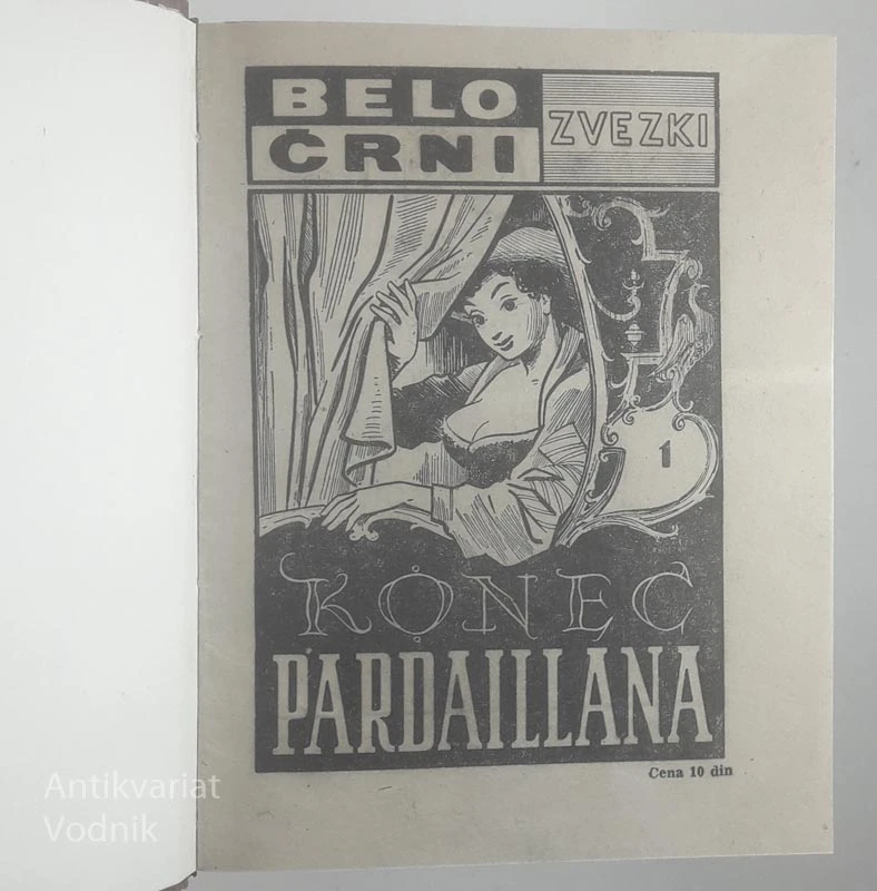 KONEC PARDAILLANA,  (ČRNO-BELI ZVEZKI)