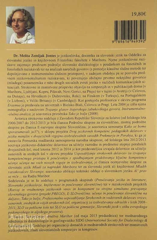 JEZIKOVNA KULTURA V TEORIJI IN (ŠOLSKI) PRAKSI, Melita Zemljak Jontes