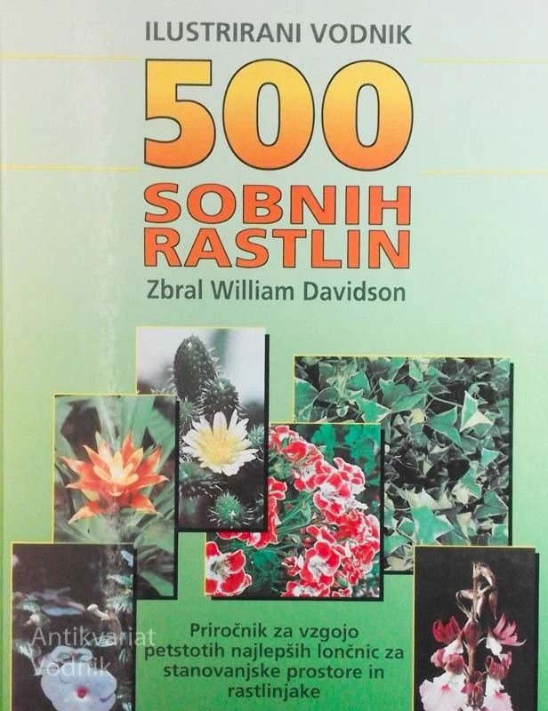 ILUSTRIRANI VODNIK 500 SOBNIH RASTLIN