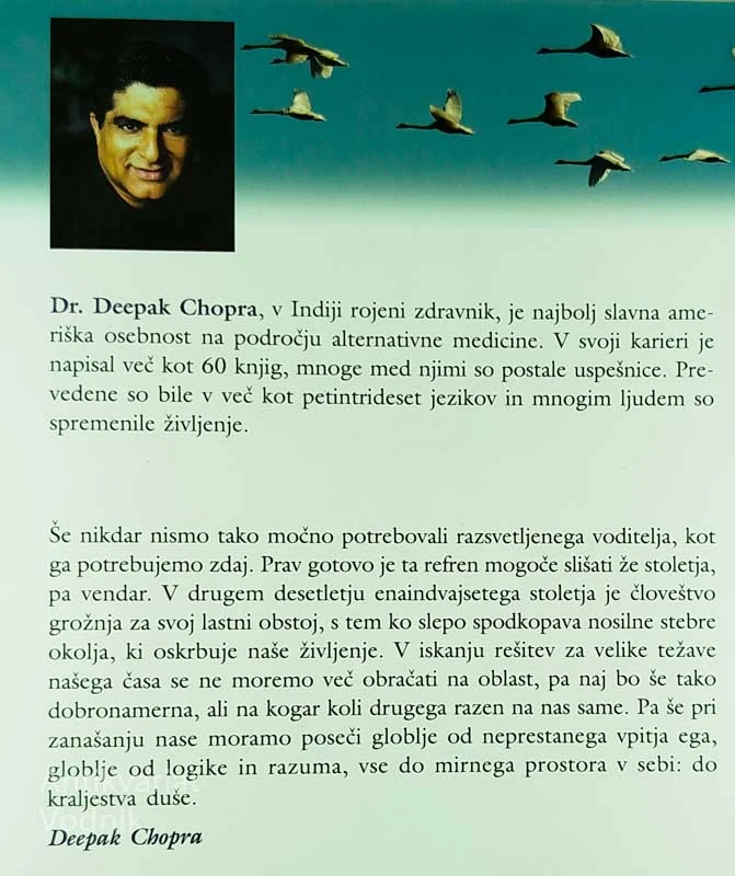 DUŠA VODENJA, Deepak Chopra