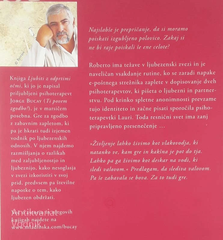 LJUBITI Z ODPRTIMI OČMI, Jorge Bucay