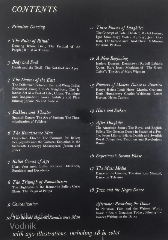 THE DANCE THROUGH THE AGES, Walter Sorell