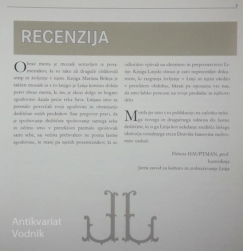 LITIJSKI OBRAZI, Martin Brilej