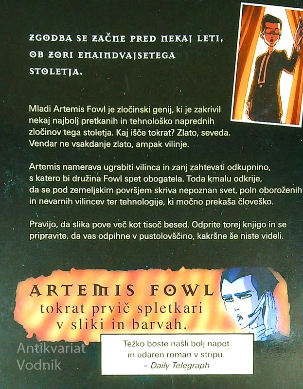 ARTEMIS FOWL, Eoin Colfer