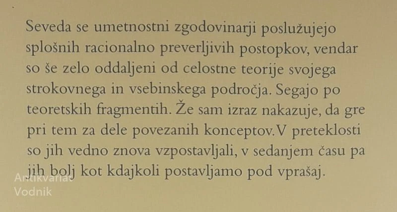 UVOD V UMETNOSTNO ZGODOVINO, več avtorjev