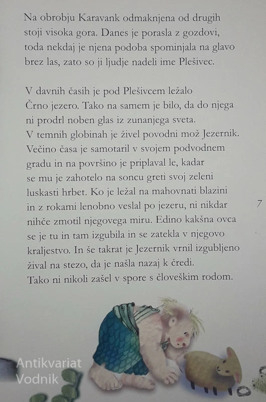 JEZERNIK, ilustrirala Mojca Cerjak