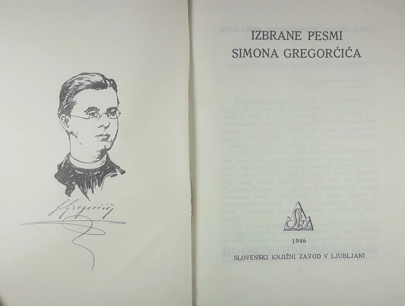 IZBRANE PESMI, Simon Gregorčič