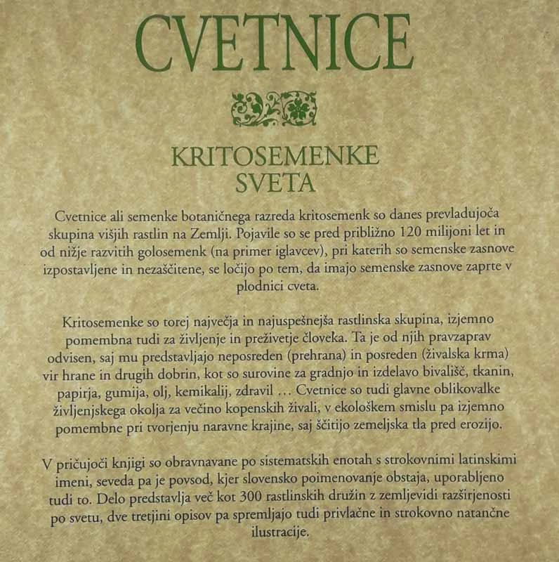 CVETNICE, KRITOSEMENKE SVETA, Vernon H. Heywood