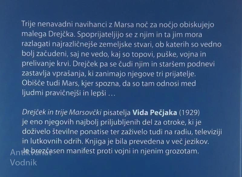 DREJČEK IN TRIJE MARSOVČKI, Vid Pečjak