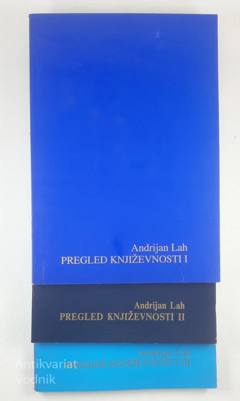 PREGLED KNJIŽEVNOSTI, Andrijan Lah 1-3 DEL