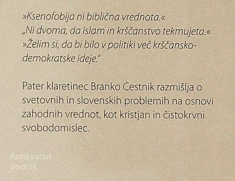MANJ, BOLJŠE, TIŠJE, Branko Cestnik