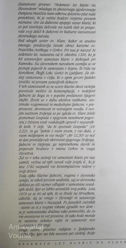 700 LET KLARIS NA SLOVENSKEM, Damjan Hančič