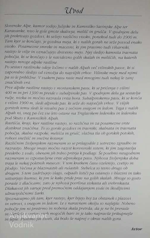 RASTLINSTVO NAŠIH GORA, Vlado Ravnik