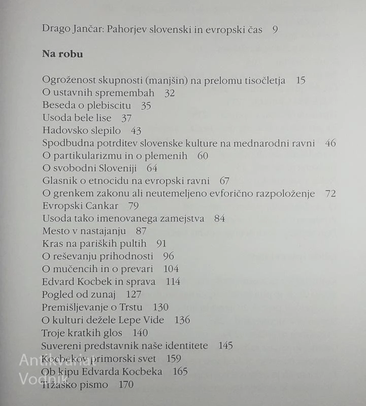 TRST IN SLOVENSKI ČAS, Boris Pahor
