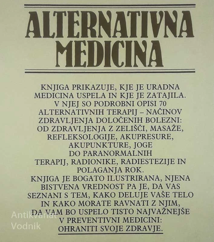 ALTERNATIVNA MEDICINA, Brian Inglis in Ruth West
