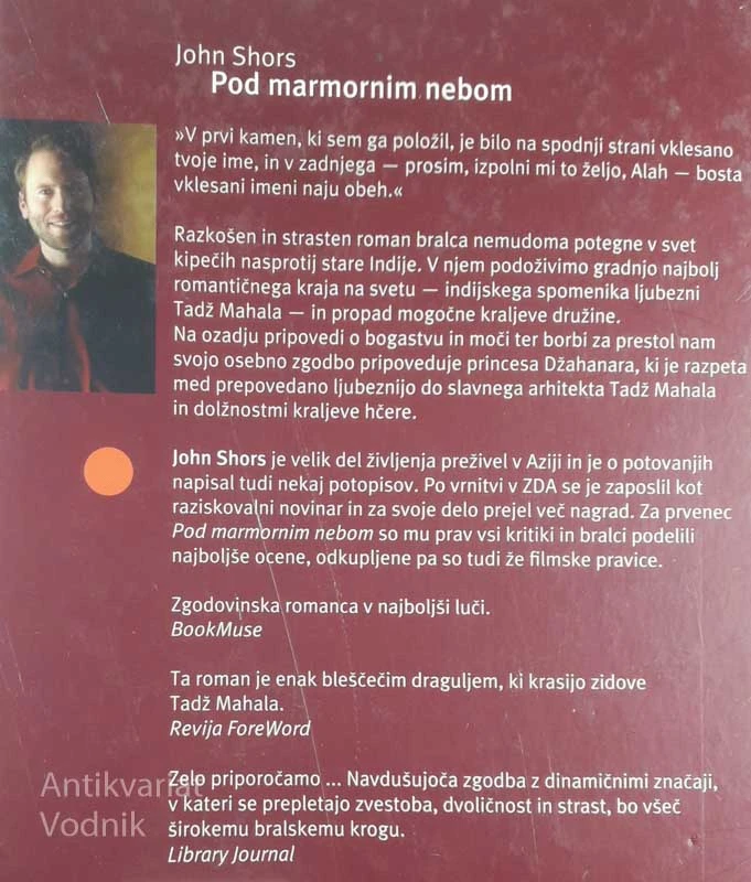 POD MARMORNIM NEBOM, John Shors