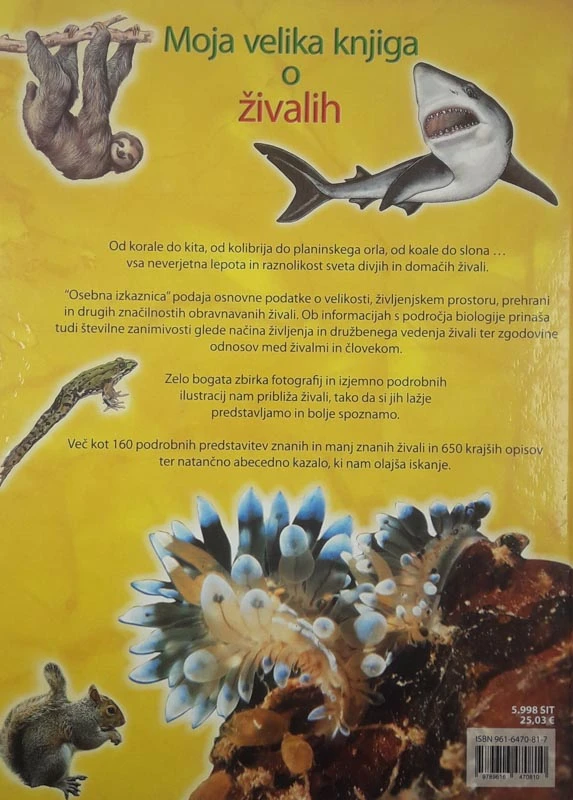 MOJA VELIKA KNJIGA O ŽIVALIH, več avtorjev