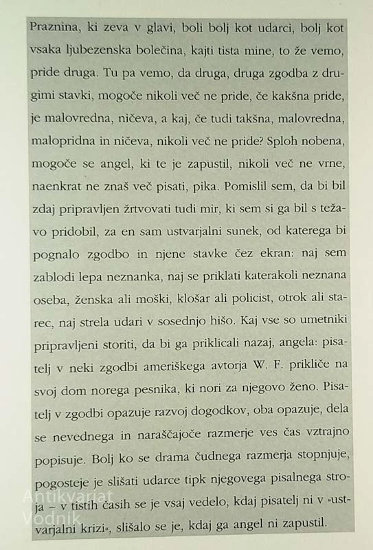 ŠALA, IRONIJA IN GLOBLJI POMEN, Drago Jančar
