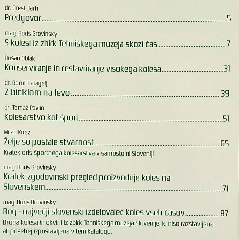 DVE KOLESI IN PAR NOG