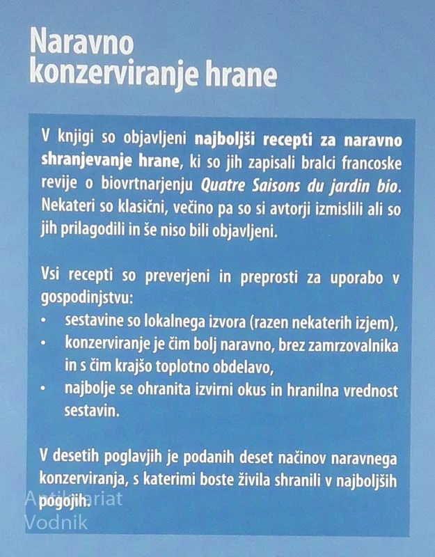 NARAVNO KONZERVIRANJE HRANE