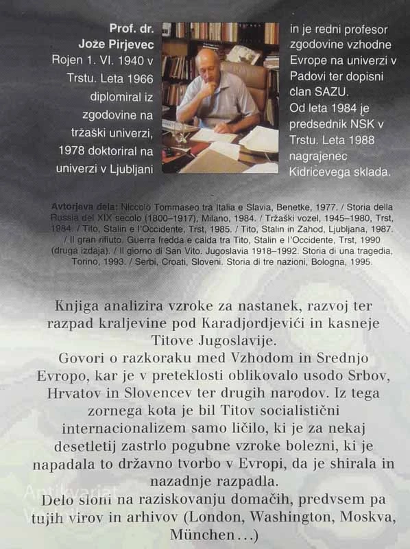JUGOSLAVIJA, Jože Pirjevec