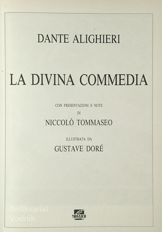 LA DIVINA COMMEDIA, Dante Alighieri