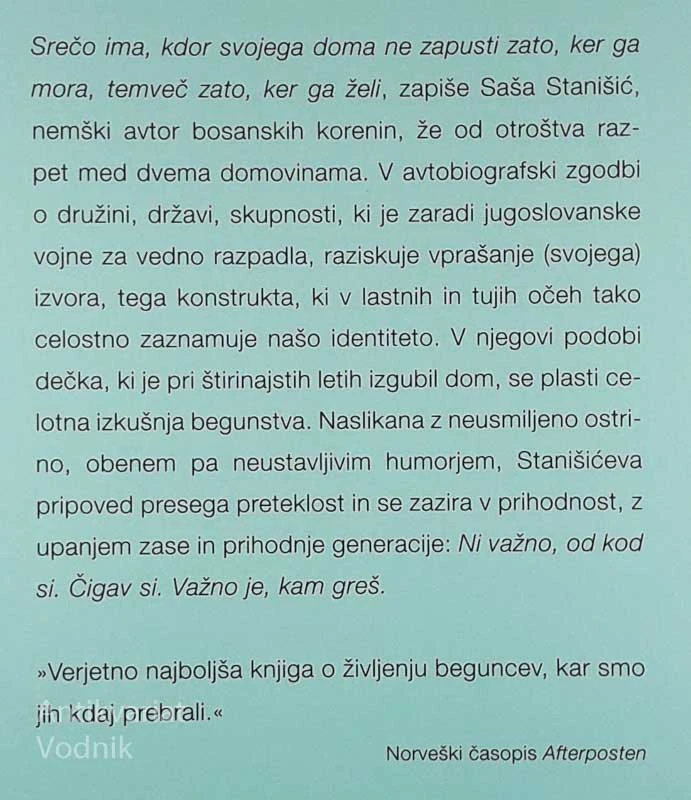 ČIGAV SI, Staša Stanšić