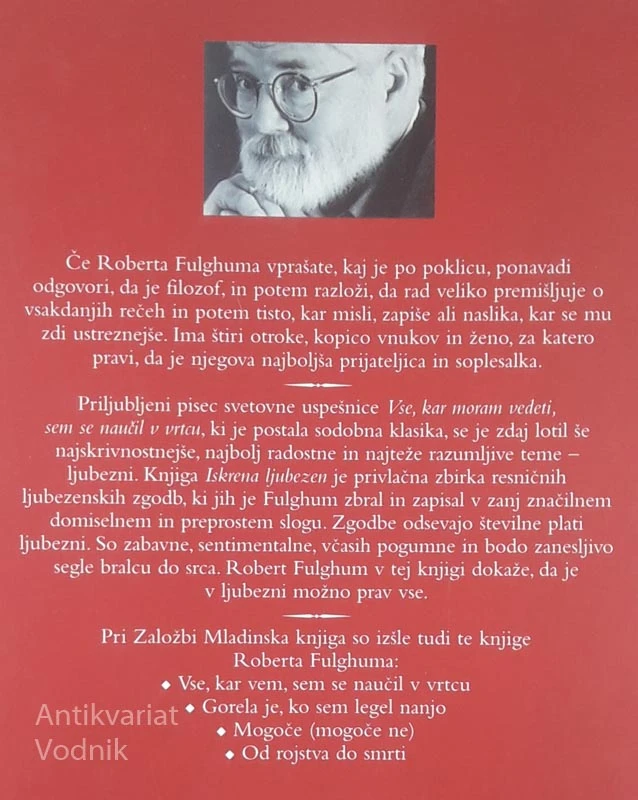 ISKRENA LJUBEZEN, Robert Fulghum