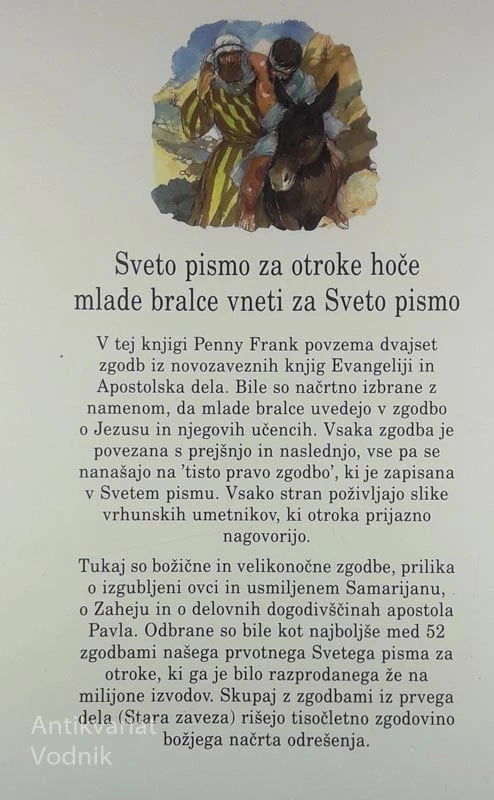 SVETO PISMO ZA OTROKE (4. – 5. DEL), DVAJSET ZGODB IZ NOVE ZAVEZE