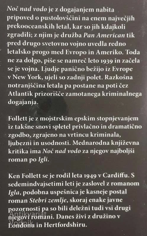 NOČ NAD VODO, Ken Follet