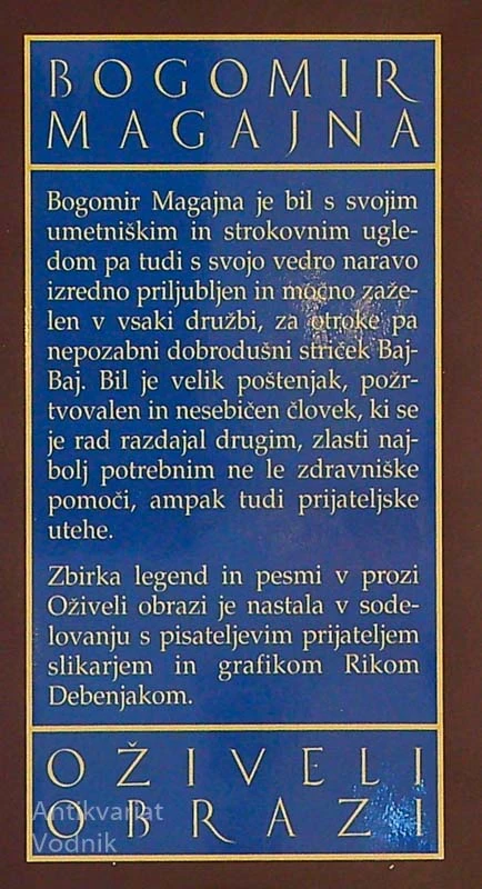 OŽIVELI OBRAZI, Bogomir Magajna