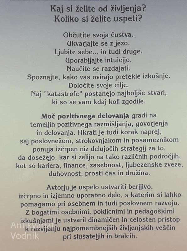 MOČ POZITIVNEGA DELOVANJA, Ivan Burnell