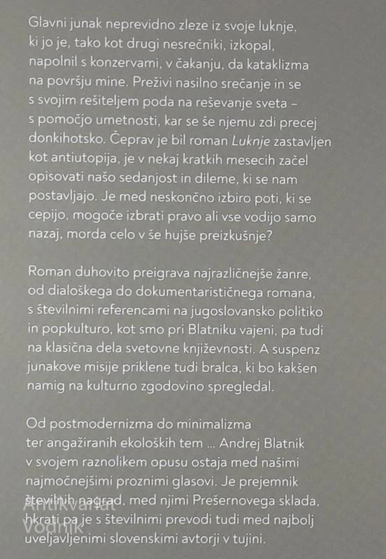 LUKNJE, Andrej Blatnik