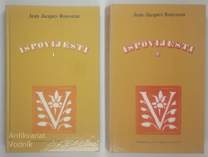 ISPOVIJESTI, Jean-Jacques Rousseau (I-II.)