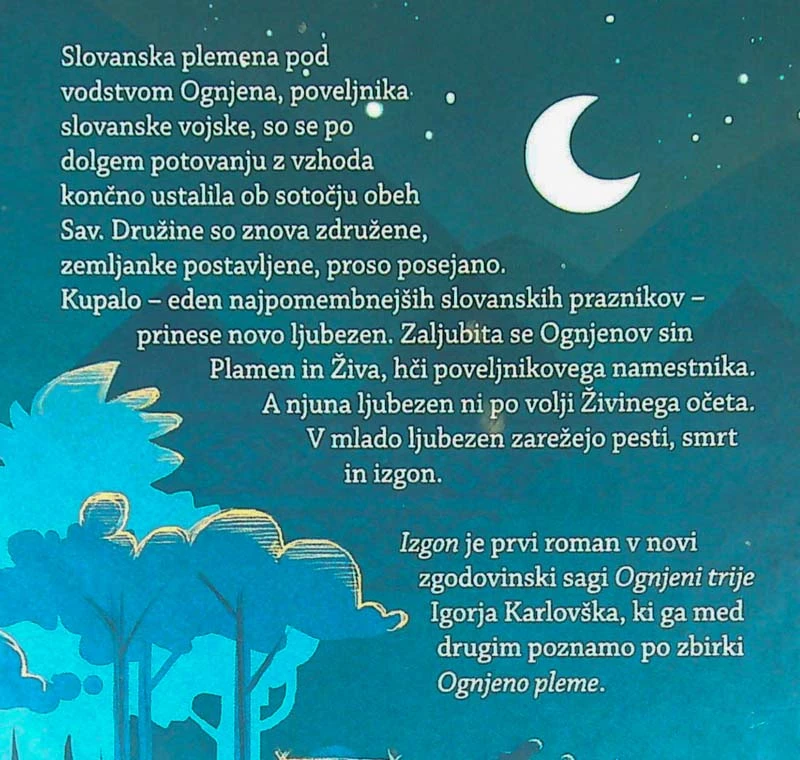 OGNJENI TRIJE: IZGON, Igor Karlovšek (1. del)